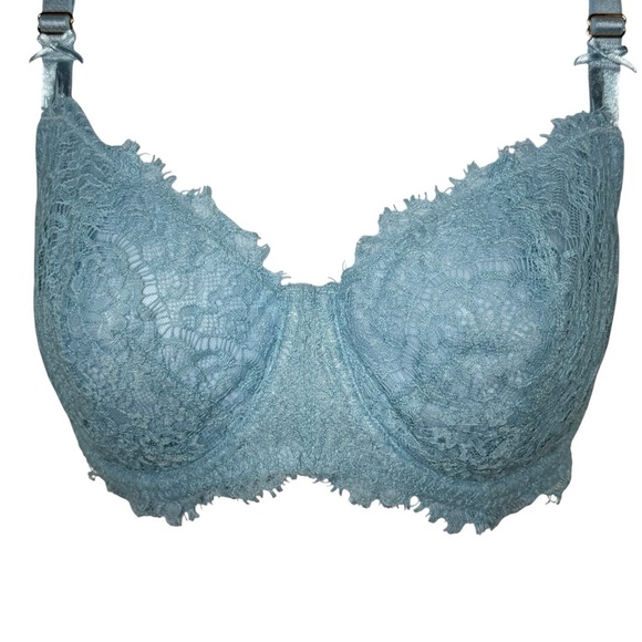 Victoria's Secret Wicked Unlined Lace Blue Topaz
Balconette Bra 34DDD - Picture 4 of 12